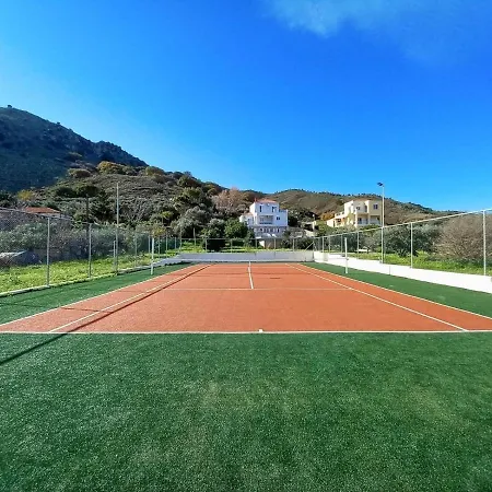 Jupiter With View, Private Pool And Tennis Court Villa Kournas