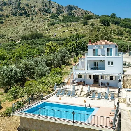 Jupiter With View, Private Pool And Tennis Court Villa Kournas