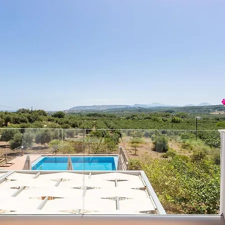 Jupiter With View, Private Pool And Tennis Court Villa Kournas