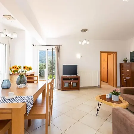 Villa Jupiter With View, Private Pool And Tennis Court Kournas
